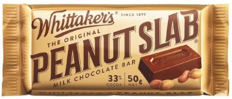 Whittaker's Peanut Slab 50g