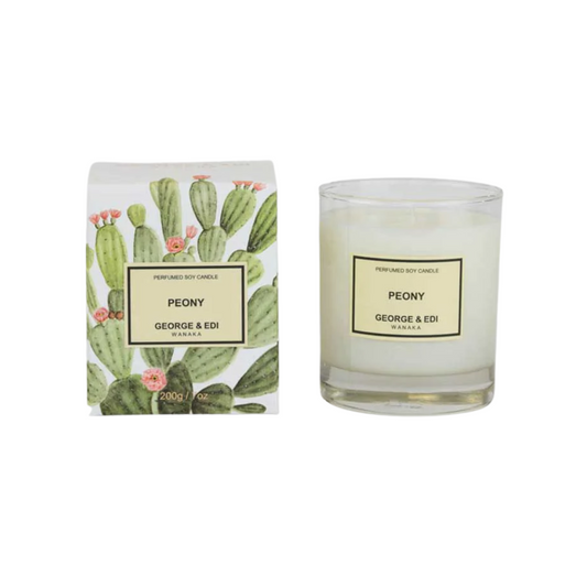 George & Edi Candle - Peony