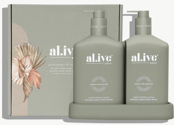 Al.ive Green Pepper & Lotus Hand & Body Duo