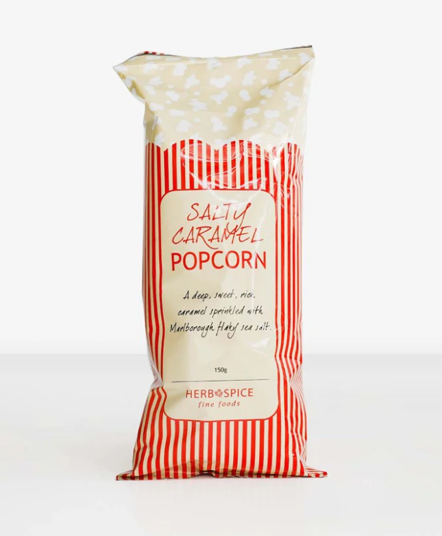 Salty Caramel Popcorn Bag 150g