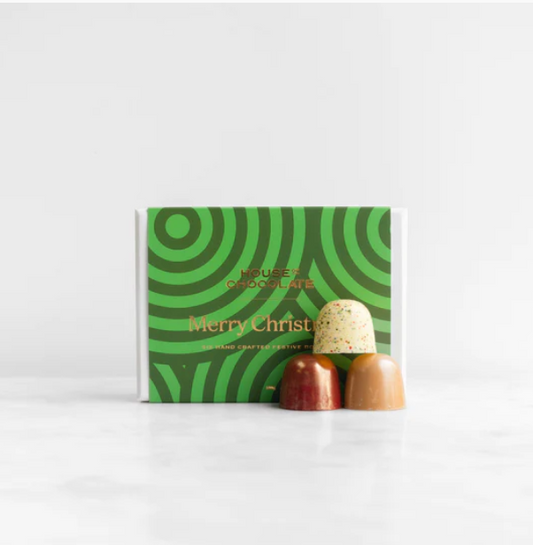 House Of Chocolate - 6 Piece Christmas Bon Bons (GF)