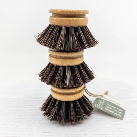 Ecovask Replacement Brush Head (Horse Hair)