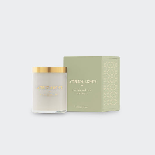 Lyttelton Lights - Coconut & Lime Candle (Small)