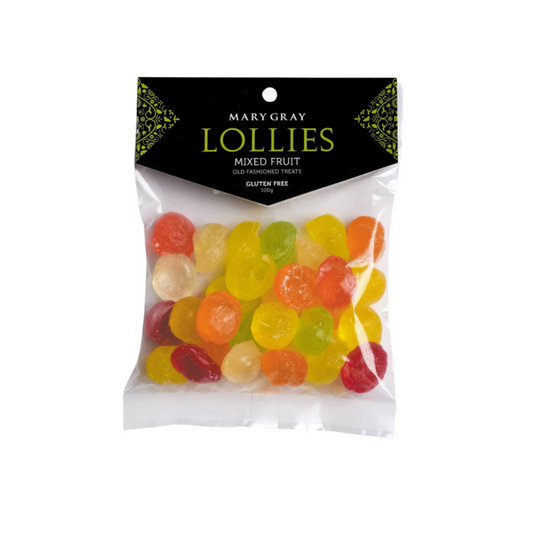 Mary Gray Lollies Mixed Fruit Old Fashioned Treats 100g (GF)