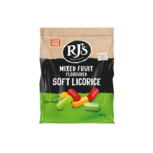RJ's Mixed Fruit Licorice 280g
