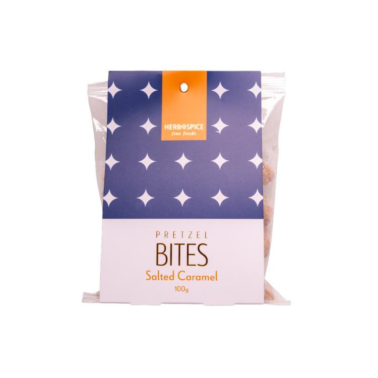 Herb and Spice - Salted Caramel Pretzel Bites 100g