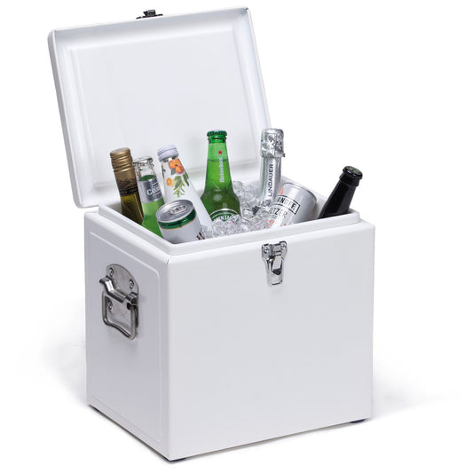 White Vintage Cooler