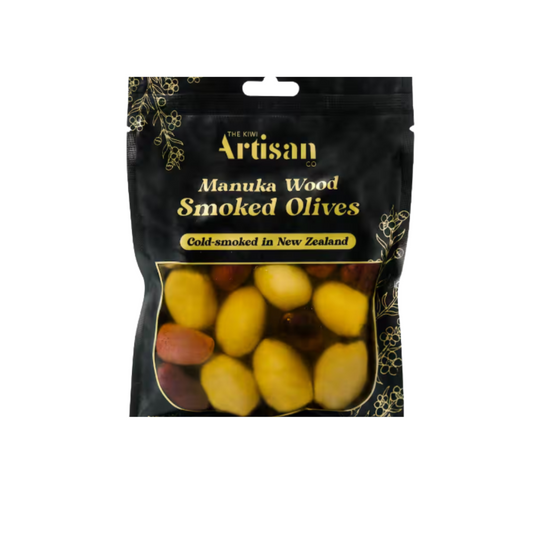 The Kiwi Artisan - Manuka Smoked Olives 150g