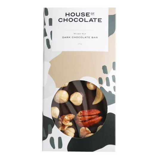 House of Chocolate - Mixed Nut Dark Chocolate Bar (GF)