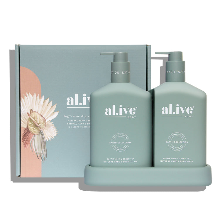 Al.ive Kaffir Lime & Green Tea Hand and Body Duo