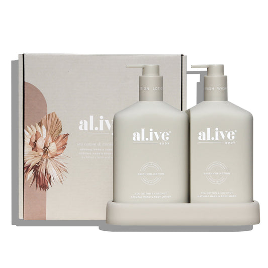 Al.ive Sea Cotton & Coconut Hand and Body Duo