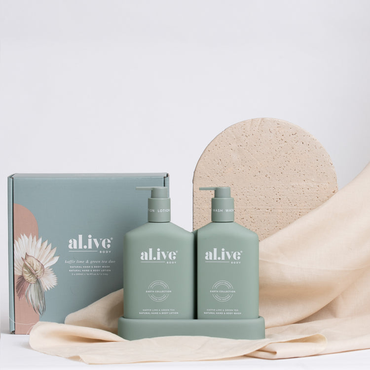 Al.ive Kaffir Lime & Green Tea Hand and Body Duo