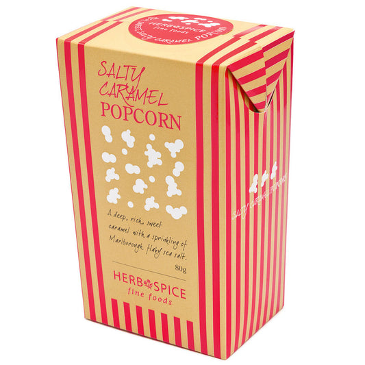 Herb and Spice Salty Caramel Popcorn Box 80g