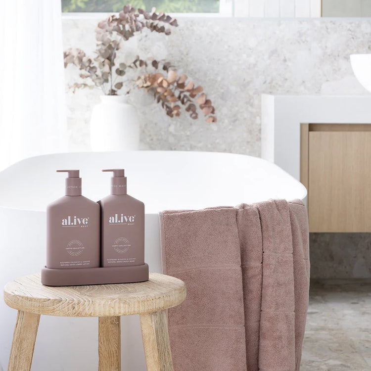 Al.ive Raspberry Blossom & Juniper Hand & Body Wash Duo