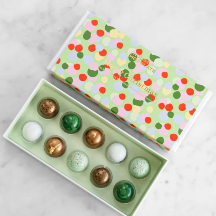 House Of Chocolate - 10 Piece Christmas Bon Bons (GF)