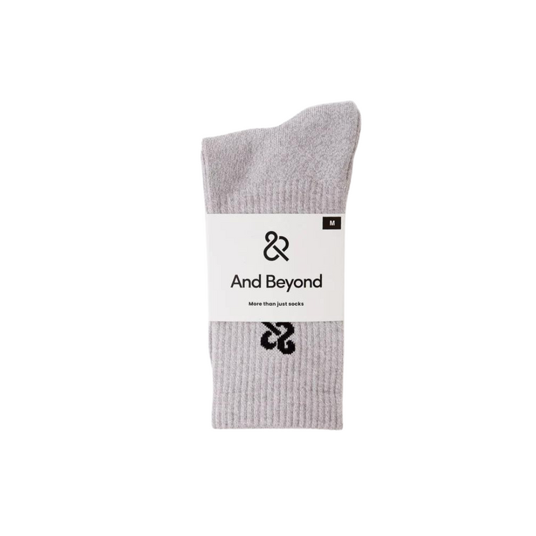 And Beyond Socks - Grey