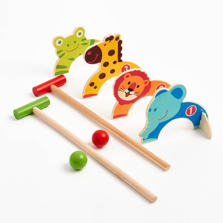 Wooden Animal Croquet