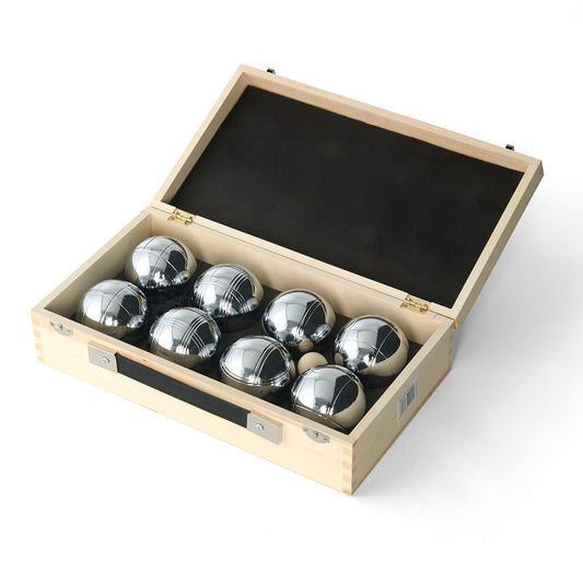 Boules in Wooden Box