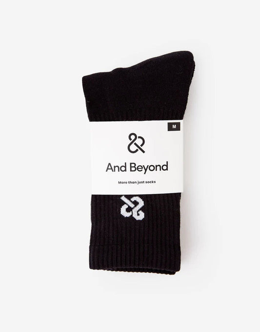 And Beyond Socks - Black