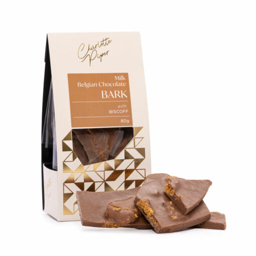 Charlotte Piper Milk Choc with Biscoff Bark