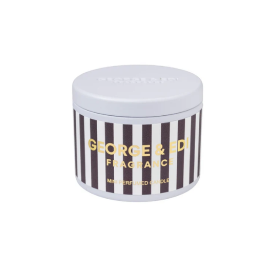 George & Edi Mini Tin Candle - Ebony