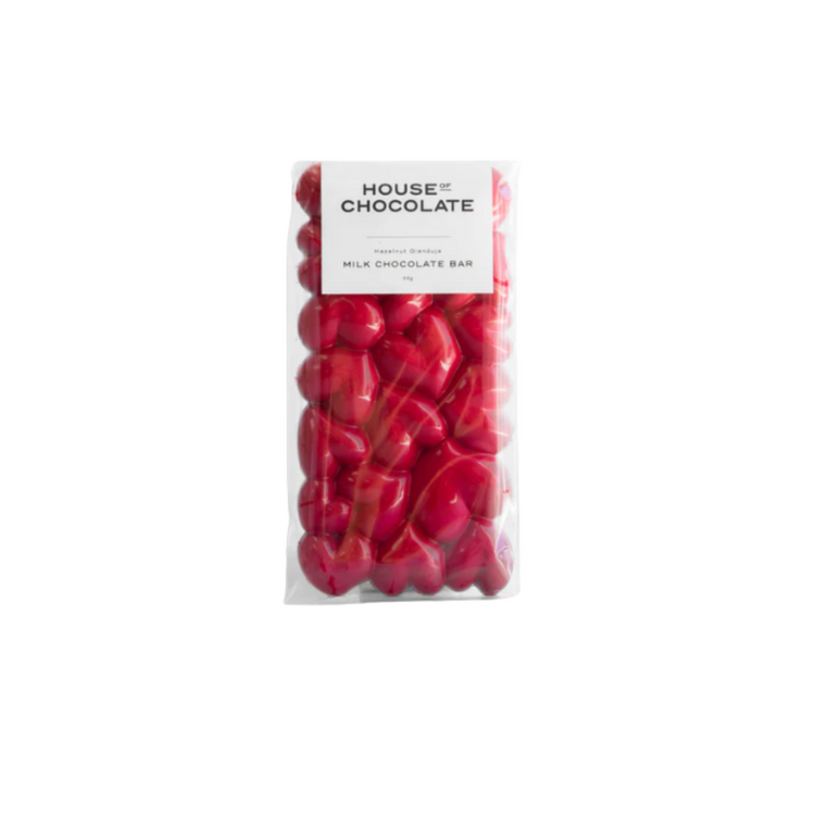 House of Chocolate - Gianduja Hazelnut Heart Bar (GF) 90g