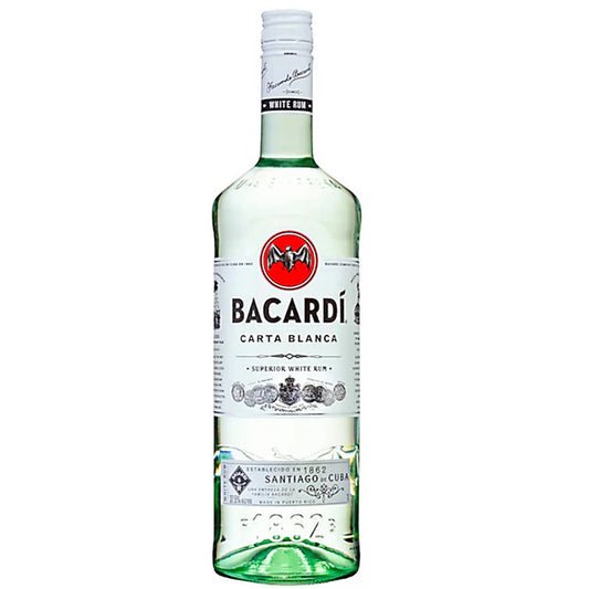 Bacardi White Rum 1L