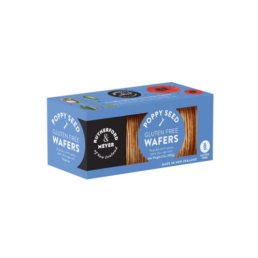 Rutherford & Meyer Poppy Seed Rice Wafers (GF)