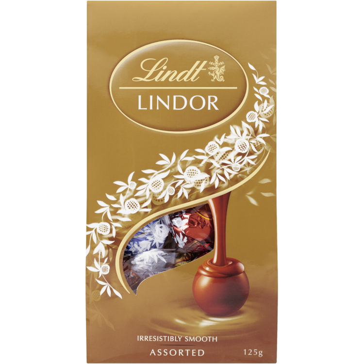 Lindt Lindor Assorted Pouch 125g