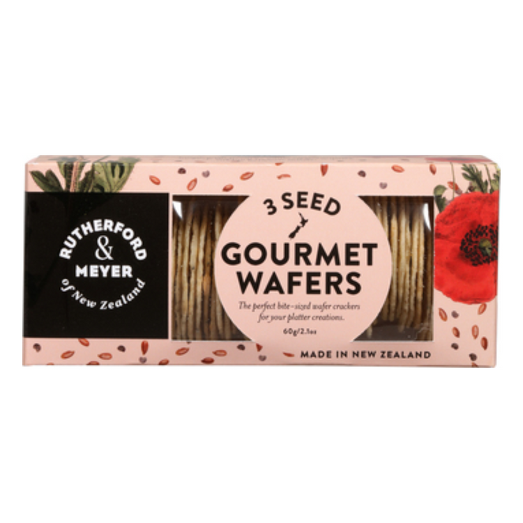 Rutherford and Meyer Gourmet Crackers - 3 Seed