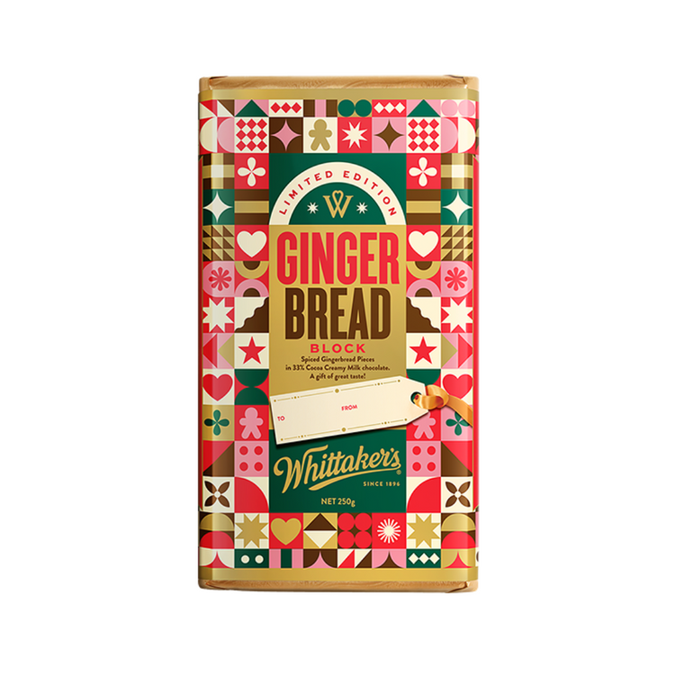 Whittaker's Gingerbread Chocolate Block