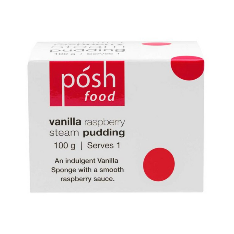 Herb & Spice Vanilla Raspberry Steam Pudding 100g