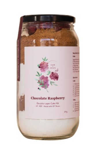 Sage & Grace - Chocolate Raspberry Cake Kit (gf, df, rsf)